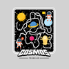 Cosmos Traveler Retro 8Bit Game Space shooter Unisex Tank Top - Kuzi Tees