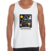 Cosmos Traveler Retro 8Bit Game Space shooter Unisex Tank Top - Kuzi Tees
