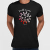 Covid19 I will Survive Unisex Black White & Grey T-shirt - Kuzi Tees