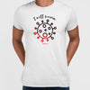 Covid19 I will Survive Unisex Black White & Grey T-shirt - Kuzi Tees