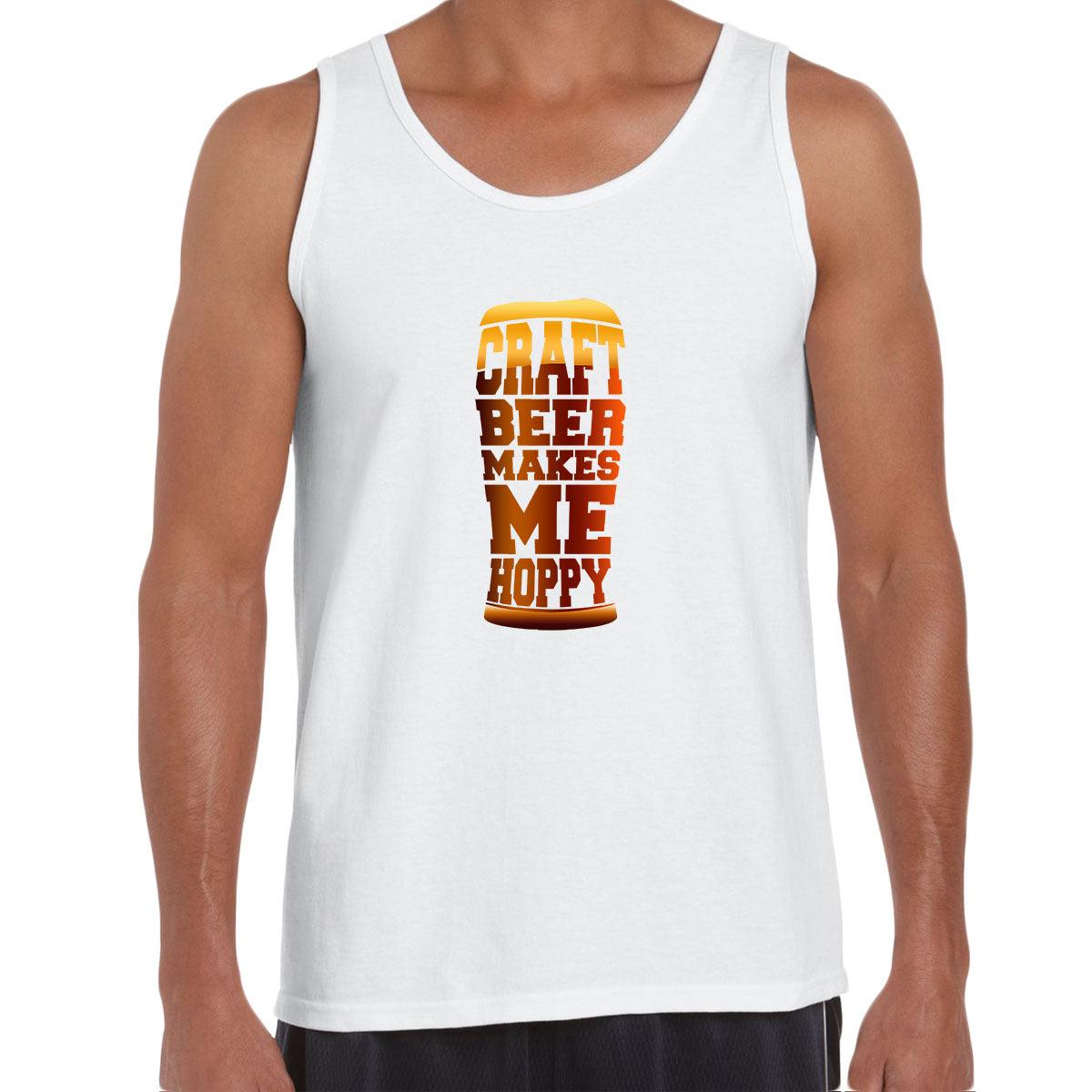 Craft Beer Pub Crew Neck Funny Adult Novelty Gift Typography Unisex Tank Top - Kuzi Tees