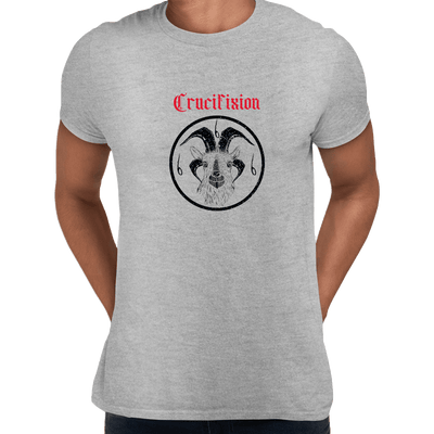 Crucifixion Dark Occult Hard Rock Unisex T-Shirt SKULL - Kuzi Tees