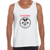 Crucifixion Dark Occult Hard Rock SKULL Unisex Tank Top - Kuzi Tees