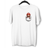 Cute Super Mario in the pocket Nintendo SNES for All retro Minds White M Unisex T-Shirt - Discounted - Kuzi Tees