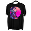 Cyberpunk Art Robot With headphones Biomechanical soldier Unisex t-shirt - Kuzi Tees