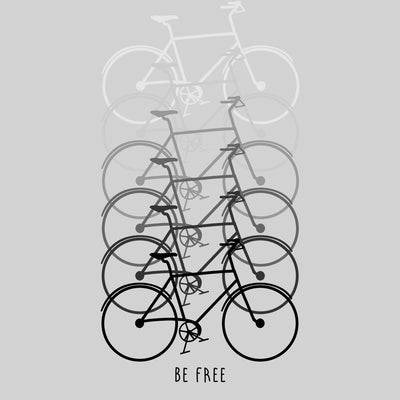 Cycling T-Shirt Evolution Gradient Mens Funny Cyclist Bike Bicycle Racer Road Unisex T-Shirt - Kuzi Tees