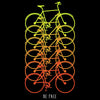 Cycling T-Shirt Evolution Gradient Mens Funny Cyclist Bike Bicycle Racer Road Unisex T-Shirt - Kuzi Tees