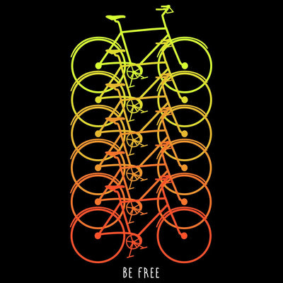 Cycling Evolution Gradient Funny Cyclist Bike Bicycle Racer Road Unisex Tank Top - Kuzi Tees
