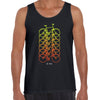 Cycling Evolution Gradient Funny Cyclist Bike Bicycle Racer Road Unisex Tank Top - Kuzi Tees
