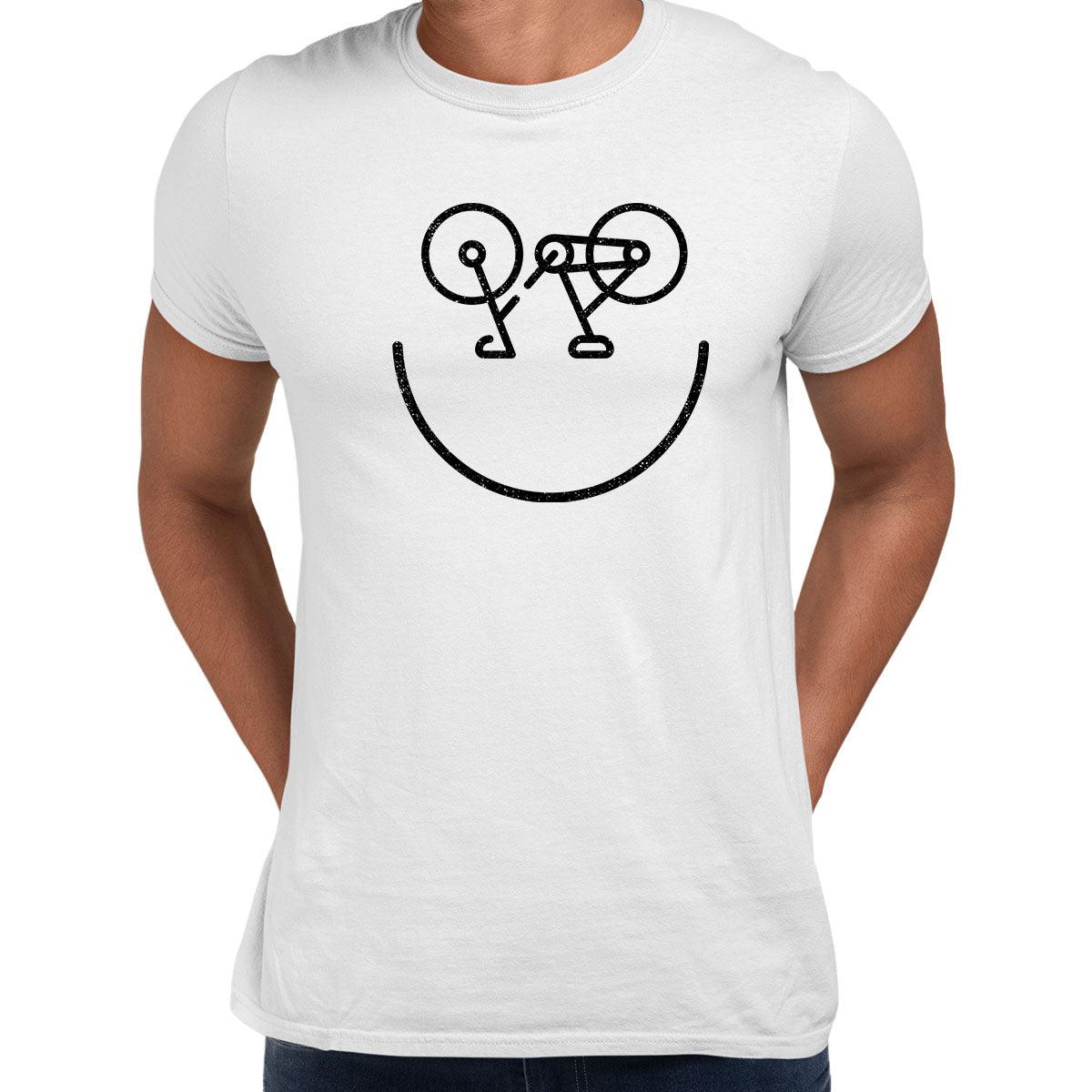 Happy Cycling Logo Novelty Fitness Sport Gym Tee Unisex T-Shirt - Kuzi Tees