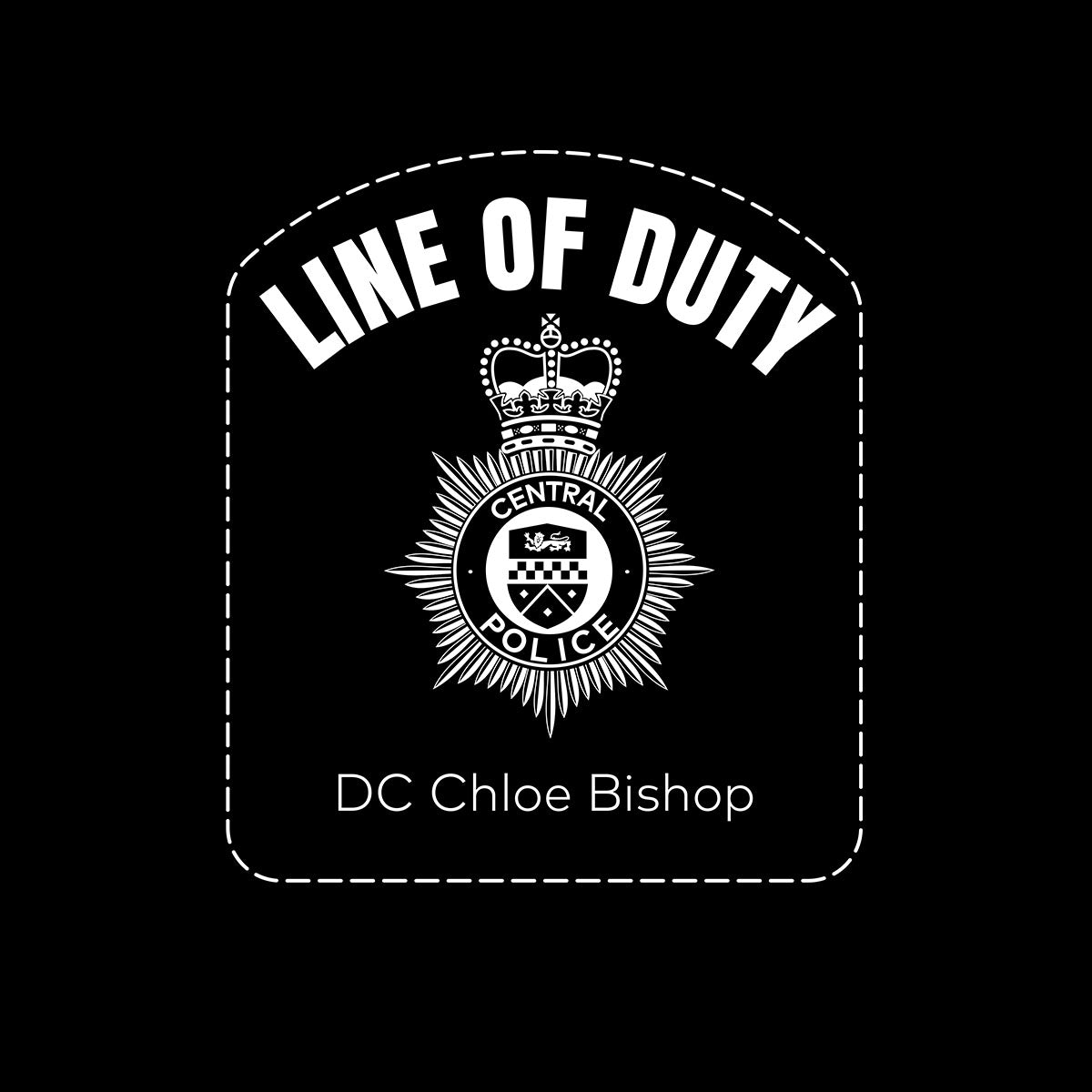 Line of duty - DC Chloe Bishop Mens Printed BBC TV Series 6 T-Shirt Inspired By Police Logo Unisex T-Shirt - Kuzi Tees