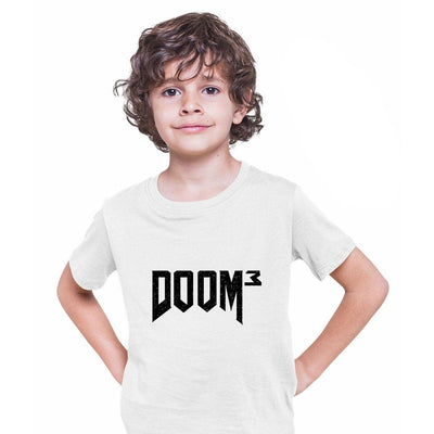 DOOM 3 Retro 3D Shooting Game Master Slayer T-shirts for Kids - Kuzi Tees