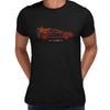 DeLorean Car Back in Time Tee - Retro Design, Movie Car - Takes You Back to Another Era Unisex T-Shirt - Kuzi Tees