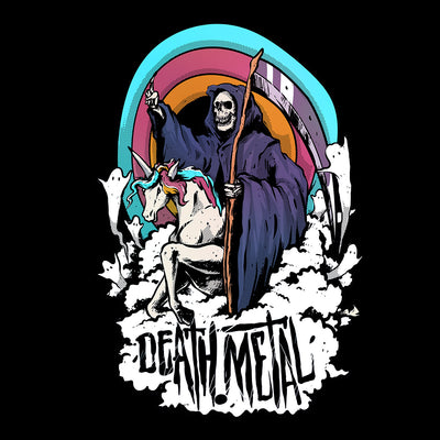 Death Metal t-shirt Sarcastic Funny Creative Black t-shirt