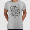 Design and Build Your Own Rube Goldberg Machine Art Black & White T-shirt - Kuzi Tees