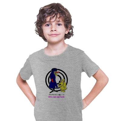 Dick Dastardly & Muttley Villains Retro Cartoon Dog Typography T-shirt for Kids - Kuzi Tees