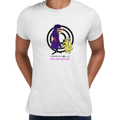 Dick Dastardly & Muttley Villains Retro Cartoon Dog Japanese Unisex T-Shirt - Kuzi Tees