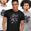 Dinosaur Jurassic T-Shirt Gift Birthday T-Rex Ripped Dino Funny Top Adult T-shirt - Kuzi Tees