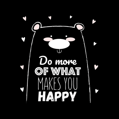 Funny Animal Quote Shirt Do More of What Makes you Happy Dog Unisex Tank Top - Kuzi Tees