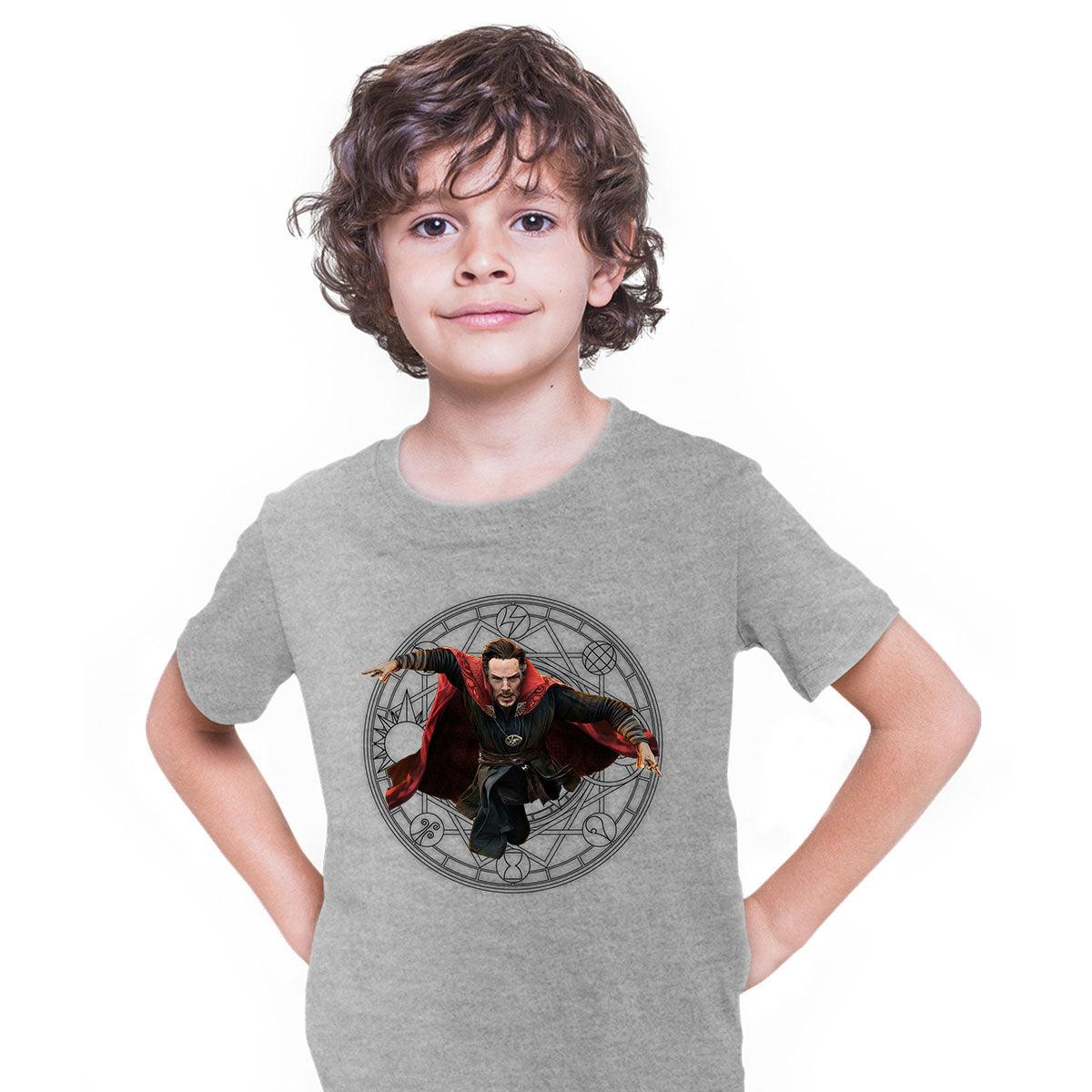 Doctor Strange Magic Rings Spell Multiverse of Madness Kids T-Shirt - Kuzi Tees