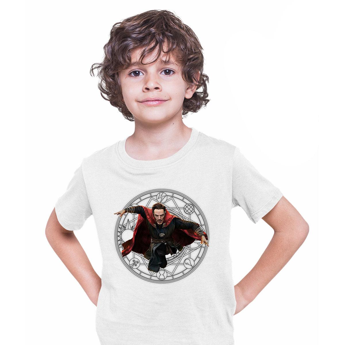 Doctor Strange Magic Rings Spell Multiverse of Madness Kids T-Shirt - Kuzi Tees