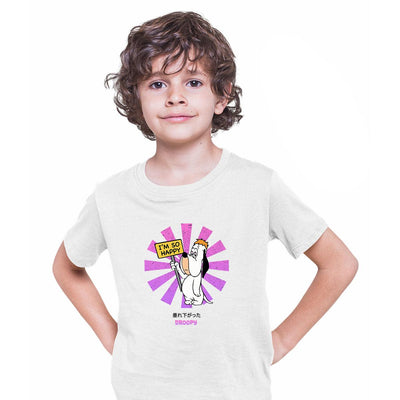 Droopy Cartoon Japanese Retro Funny Gift Tee Xmas Typography T-shirt for Kids - Kuzi Tees
