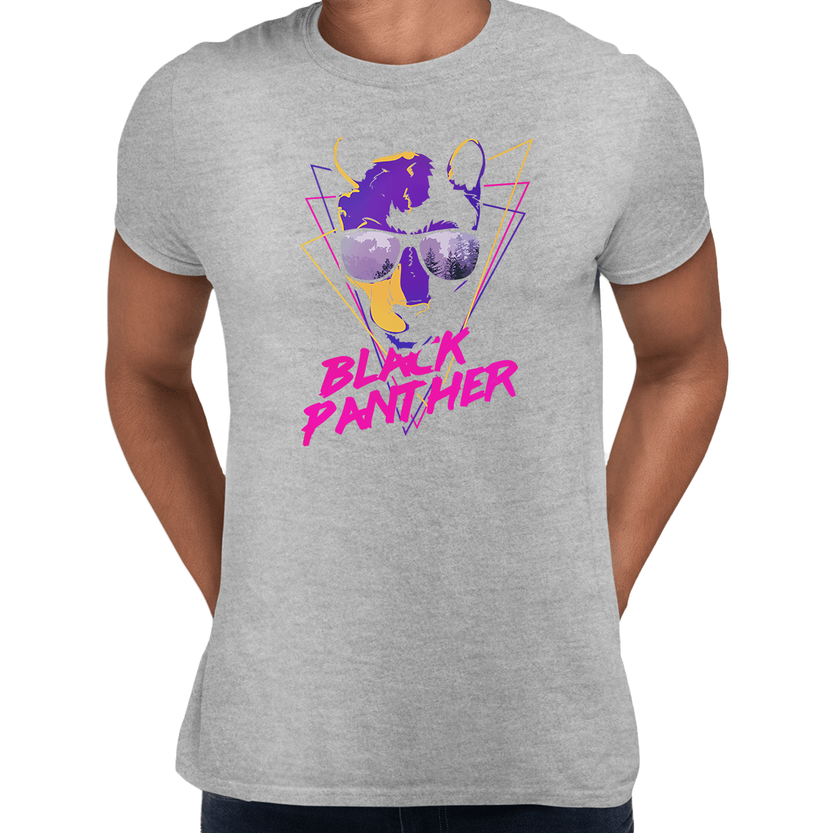Black Panther Unisex Men Shirt Unisex Crew Neck T Shirt - Kuzi Tees