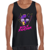 Black Panther Inspiring Unisex Black & White Tank Top - Kuzi Tees