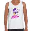 Black Panther Inspiring Unisex Black & White Tank Top - Kuzi Tees
