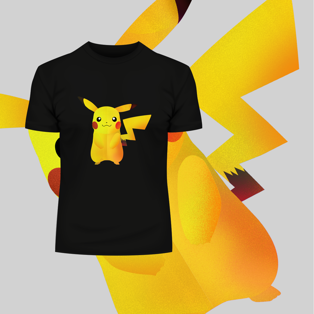 Pikachu Electric-Type  Pokemon Go Raichu Creatures Japanese Culture Unisex Tee - Kuzi Tees