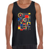 Steampunk Mechanic Art Abstract Tee Typography Unisex Tank Top - Kuzi Tees