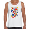 Steampunk Mechanic Art Abstract Tee Typography Unisex Tank Top - Kuzi Tees