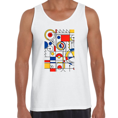 Steampunk Mechanic Art Abstract Tee Typography Unisex Tank Top - Kuzi Tees