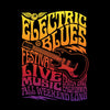 Electric Blues Live Music festival Santa Cruz California Typography Unisex T-shirt - Kuzi Tees