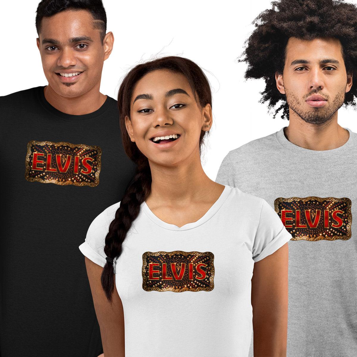 Elvis Movie Tshirt Austin Butler King of rock & Roll Adult tees - Kuzi Tees