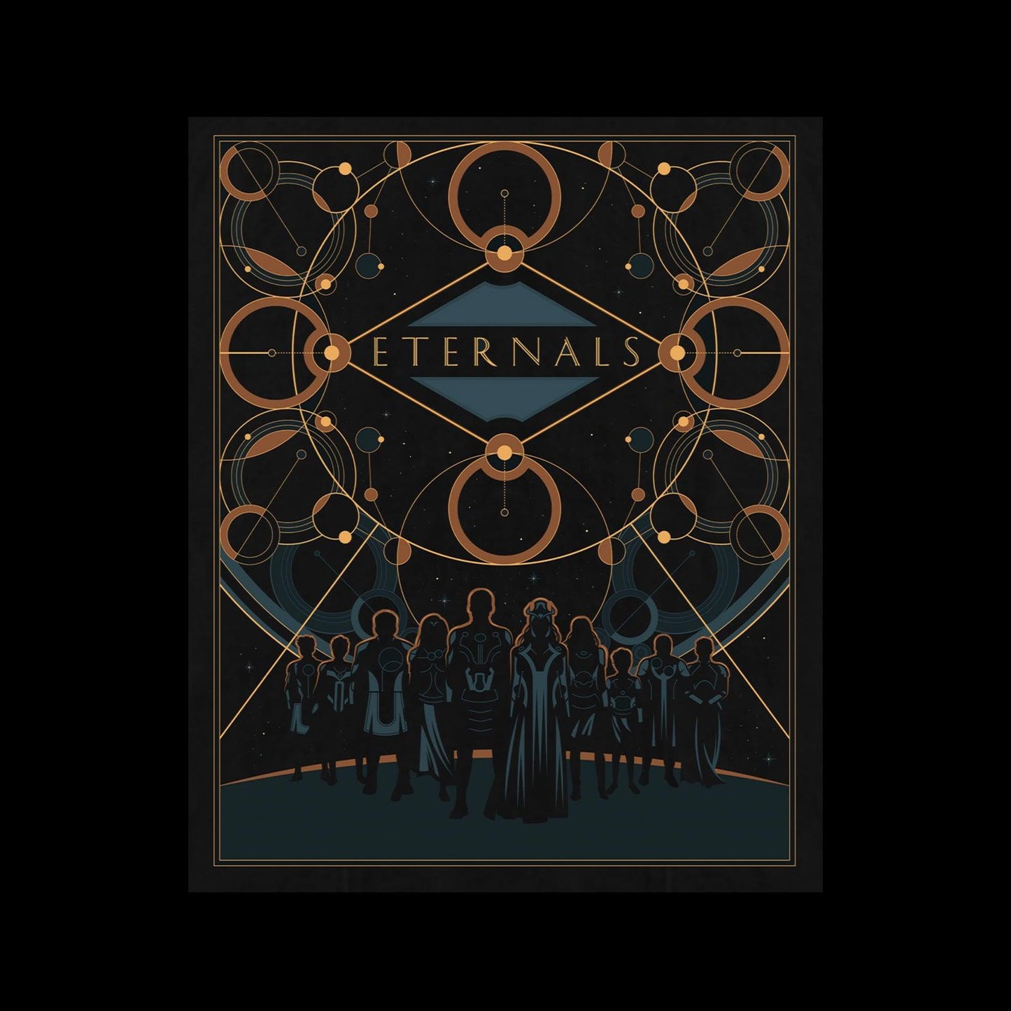 Eternals Movie Marvel Comics Superhero Adult Unisex T-Shirt - Kuzi Tees