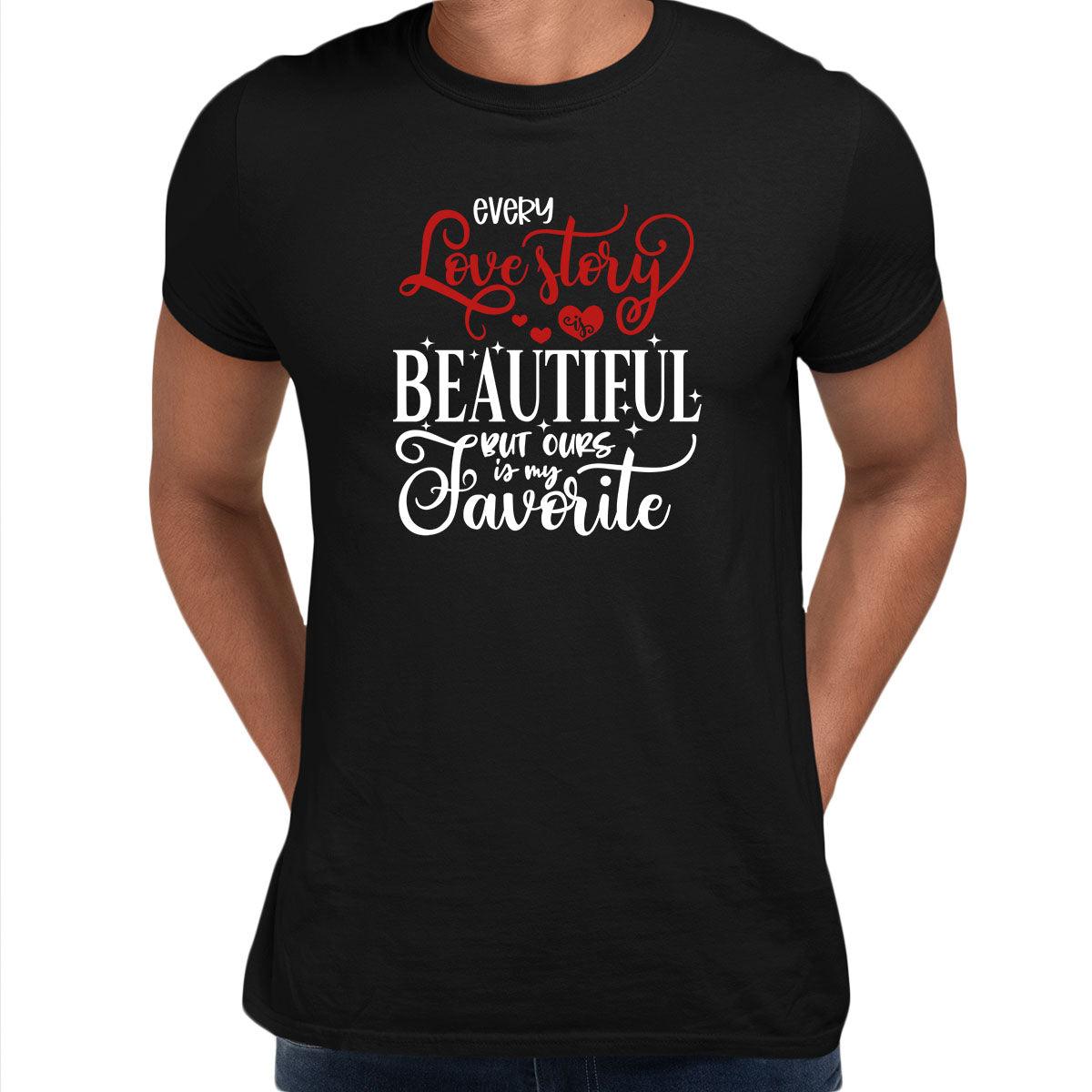 Every love story is beautiful but ours Valentines Love T-shirt for men Unisex T-Shirt - Kuzi Tees