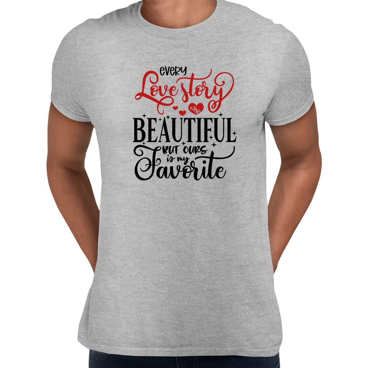 Every love story is beautiful but ours Valentines Love T-shirt for men Unisex T-Shirt - Kuzi Tees