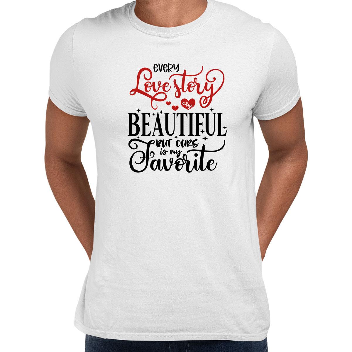 Every love story is beautiful but ours Valentines Love T-shirt for men Unisex T-Shirt - Kuzi Tees