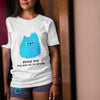 Furry Dog with its Tongue Out - Feed Me & Tell Me I am Pretty - Kuzi Tees