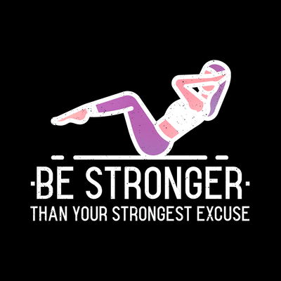 Fitness Be stronger Than your Strongest excuse Exercise Unisex Tank Top - Kuzi Tees