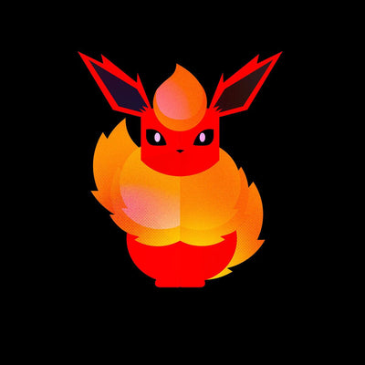 Flareon Pokemon Go T-shirt for Kids Boys Girls Brand New - Kuzi Tees