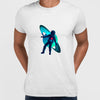 Floating astronaut through the Space Zero Gravity T-Shirt - Kuzi Tees
