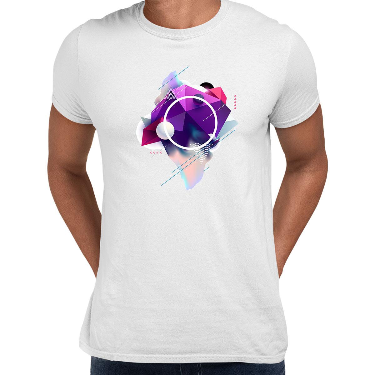 Fluid 3D T-Shirt Mixed Shapes Abstract Design Birthday Gift Funny Male Kids Unisex T-shirt - Kuzi Tees