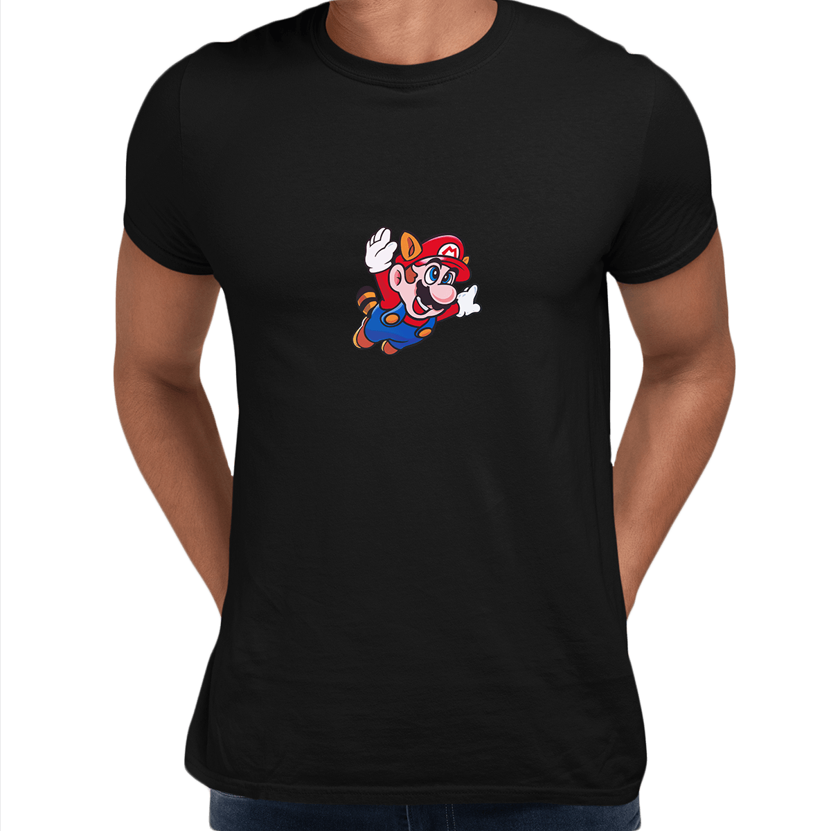 Flying Mario Bross Nintendo Mens Retro Unisex T-Shirts OLD SKOOL Game Fast Delivery - Kuzi Tees