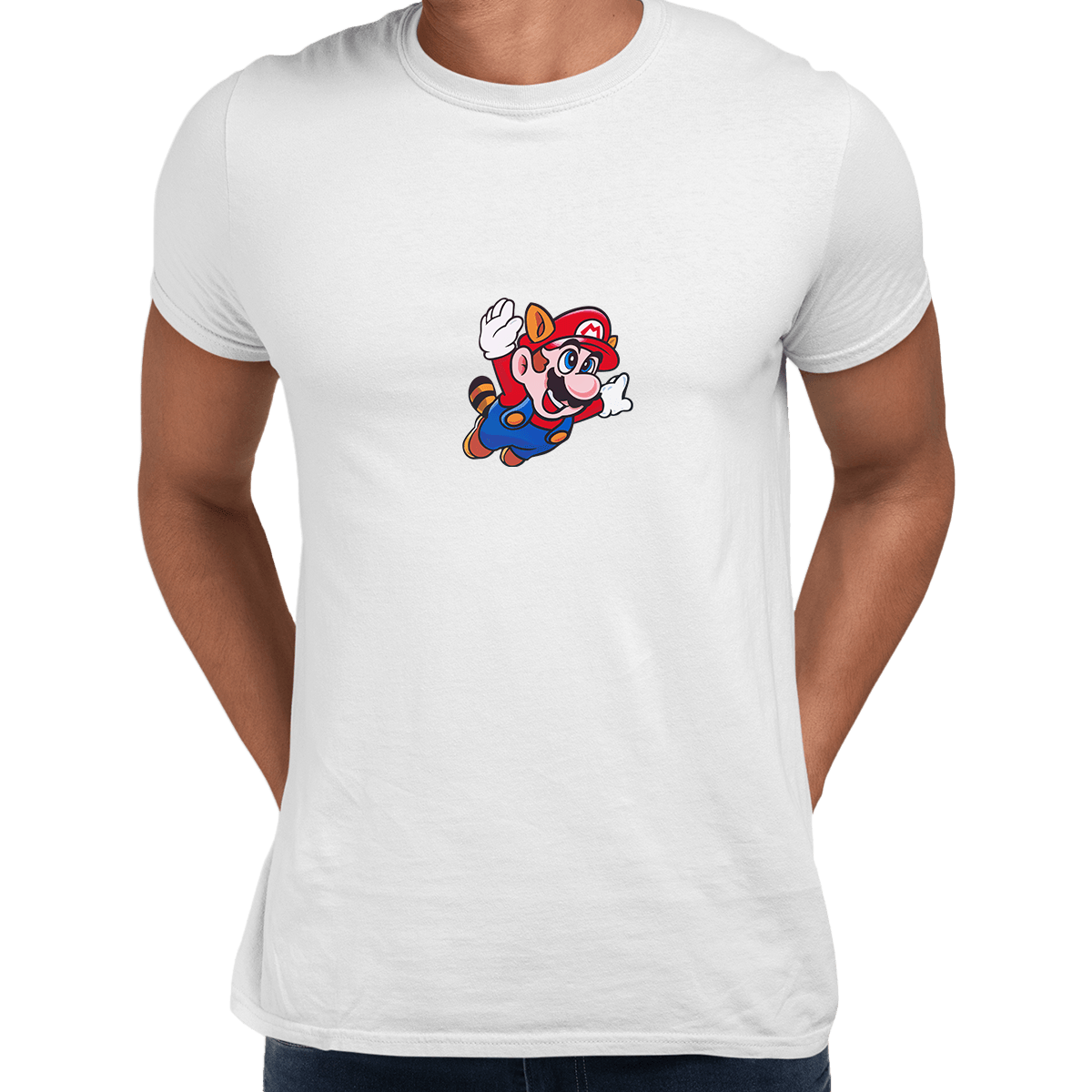 Flying Mario Bross Nintendo Mens Retro Unisex T-Shirts OLD SKOOL Game Fast Delivery - Kuzi Tees