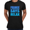 Frankie Says Relax T-Shirt 80s London UK Hollywood Tee Retro Soho Music Tee - Blue Unisex T-shirt - Kuzi Tees