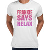 Frankie Says Relax T-Shirt 80s London UK Hollywood Tee Retro Soho Music Tee - Pink Unisex T-shirt - Kuzi Tees