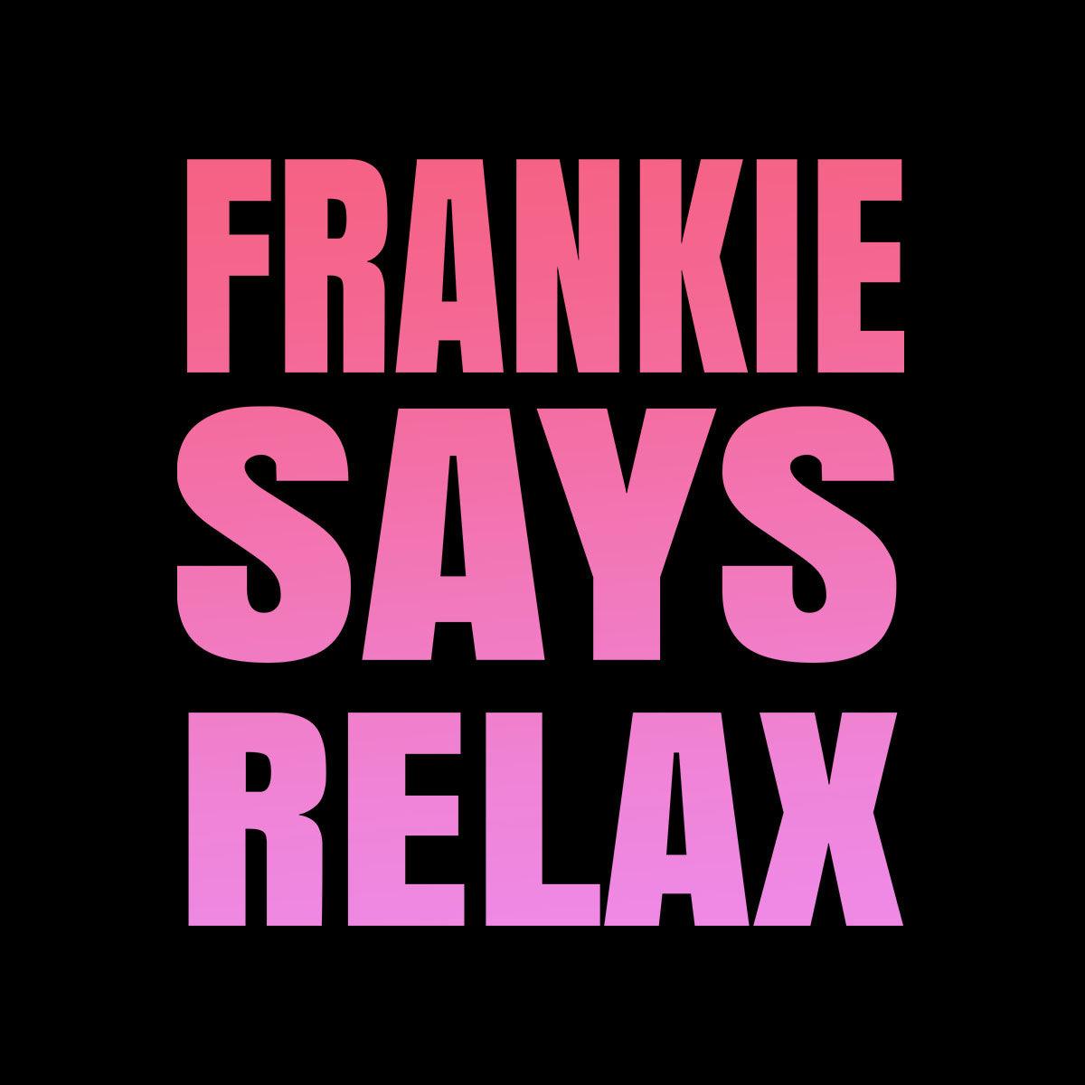 Frankie Says Relax T-Shirt 80s London UK Hollywood Tee Retro Soho Music Tee - Pink Unisex T-shirt - Kuzi Tees