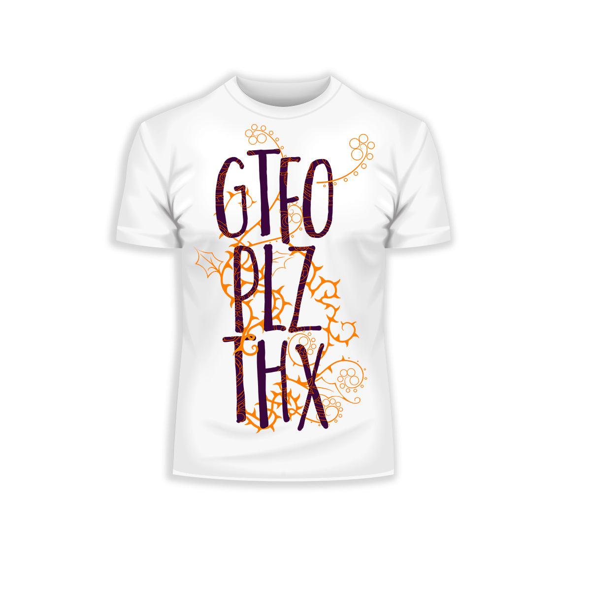 GTFO PLZ THX Typography T-Shirt - Kuzi Tees